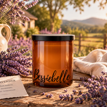 Load image into Gallery viewer, Wild Lavender Amber Soy Candle