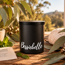 Load image into Gallery viewer, Peppermint Eucalyptus Black Soy Candle

