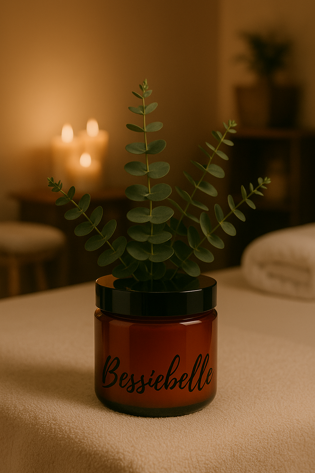 Blue Gum Massage Candle