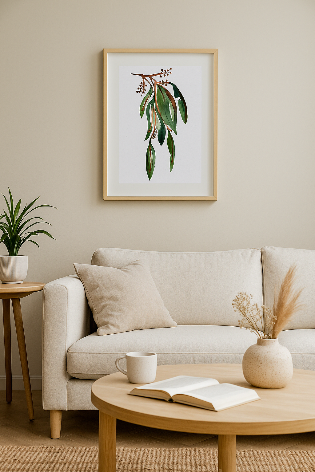 Desert Sandalwood Framed Watercolour Print