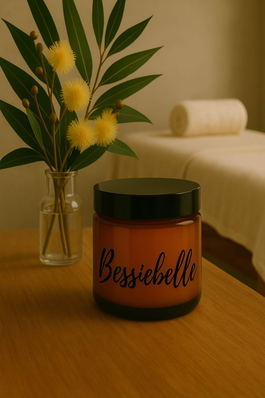 Peppermint Eucalyptus Massage Candle