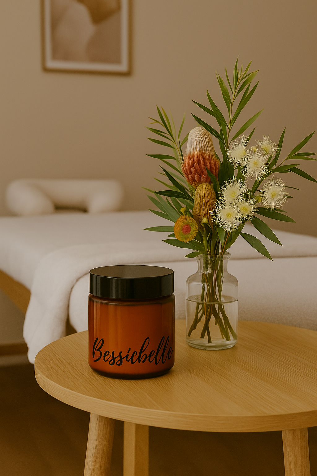 Native Flowers Massage Candle